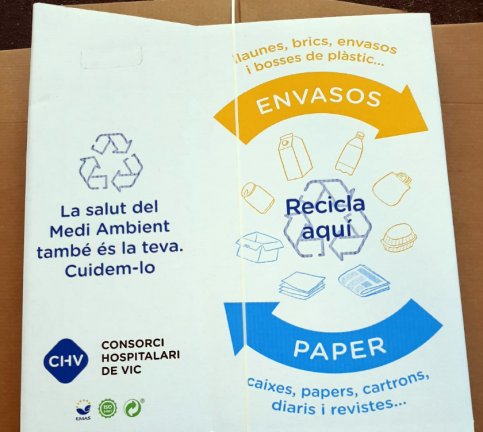 Les noves papereres de reciclatge multiproducte que es distribuiran pels centres del CHV